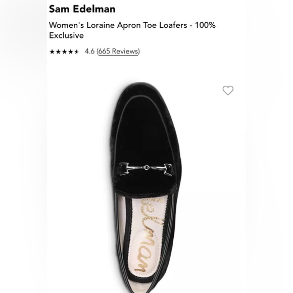 SAM EDELMAN  Loraine Apron Toe Loafers - Picture 8 of 8